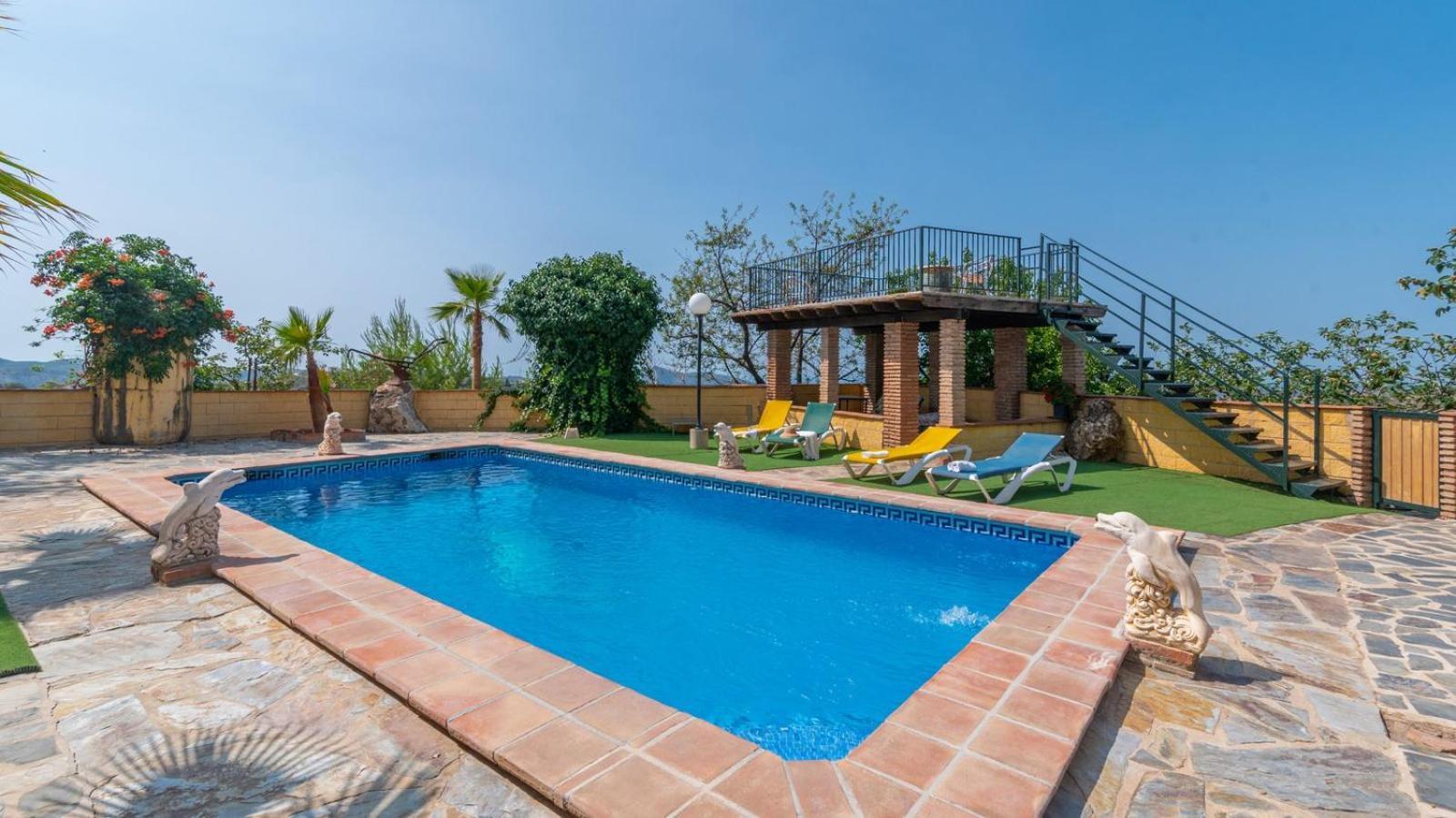 Villa Paraiso Andaluz Sedella By Ruralidays Buitenkant foto