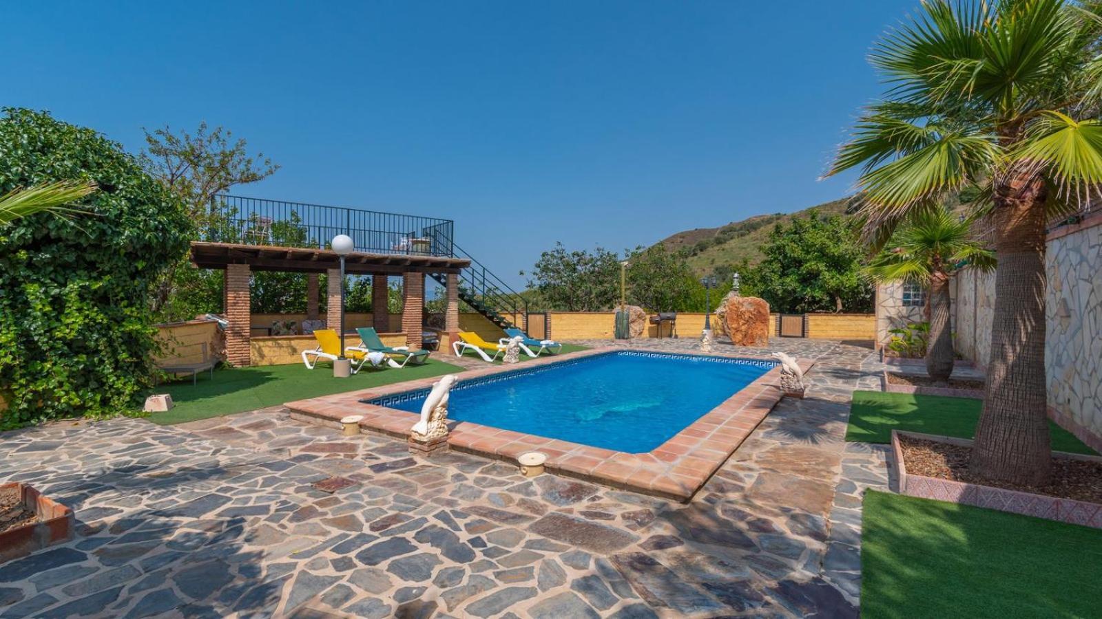 Villa Paraiso Andaluz Sedella By Ruralidays Buitenkant foto